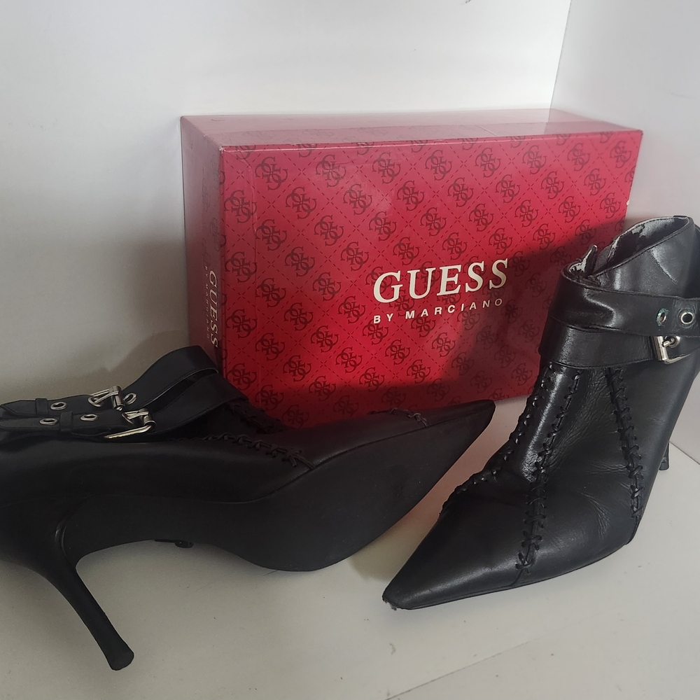 GUESS Black Women's Heeled Boots Sz 10